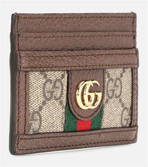 gucci card holder ophidia|Gucci ophidia card holder.